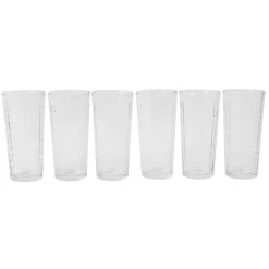 Best Set de 6 verres hauts transparen Vaisselle, Art De La Table·Verre