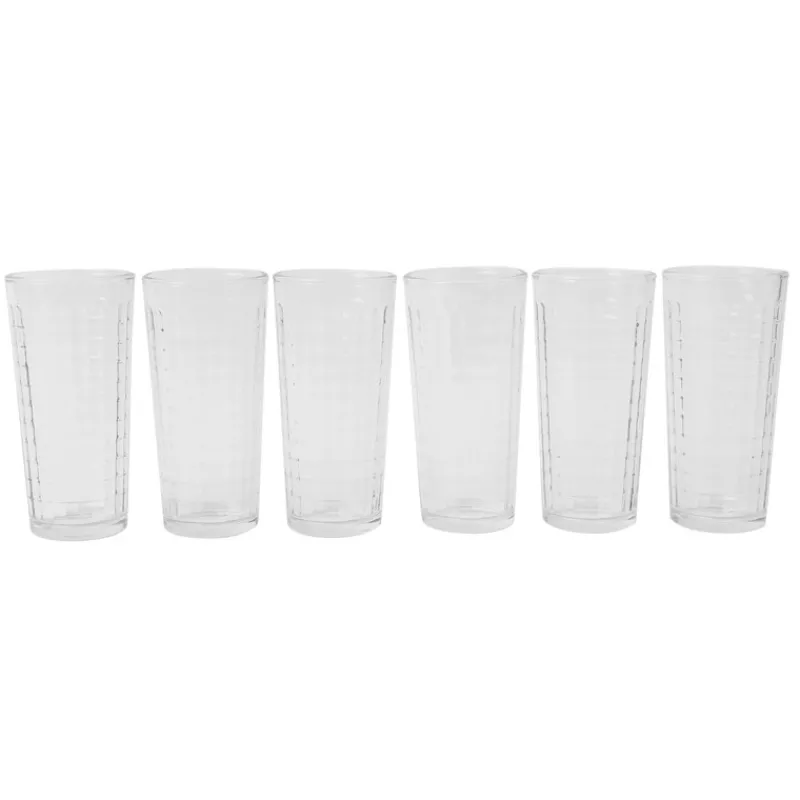 Best Set de 6 verres hauts transparen Vaisselle, Art De La Table·Verre
