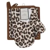 New Set de gant et manique leopard Linge De Table, Cuisine·Tablier, Gant, Manique