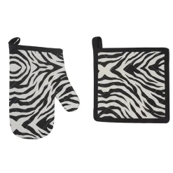 Online Set de gant et manique zebre Linge De Table, Cuisine·Tablier, Gant, Manique