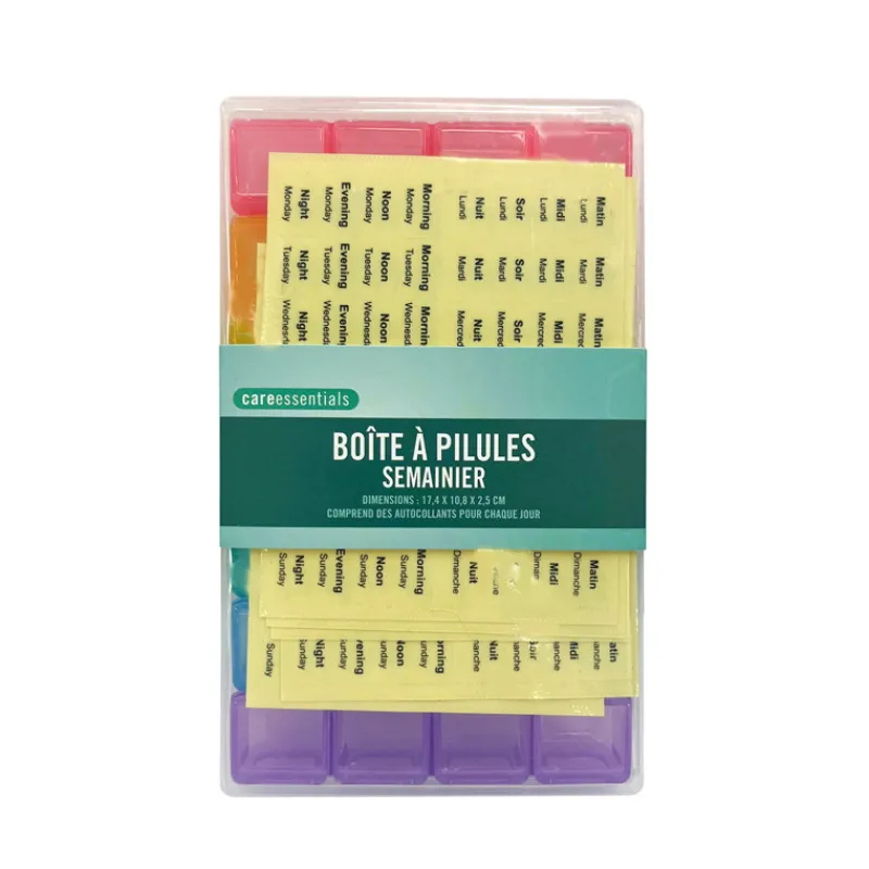Best Set de piluliers x7 avec sticker Parapharmacie
