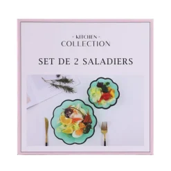 Sale Set de saladier bleu pastel Vaisselle, Art De La Table·Assiette, Service
