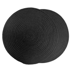 Hot Set de table rond tisse coton x2 Vaisselle, Art De La Table·Accessoires De Table