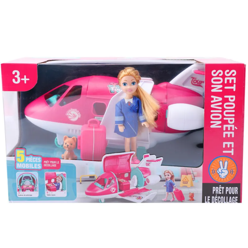 Online Set poupee 14cm et son avion Enfant Poupée, Accessoire|Poupée, Accessoire