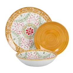 Outlet Set vaiselles 12 pcs motif flora Vaisselle, Art De La Table·Assiette, Service