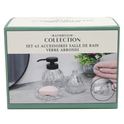 Clearance Set x3 accessoires salle de bain Accessoire Salle De Bain