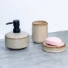 Hot Set x3 accessoires sdb ceramique Accessoire Salle De Bain