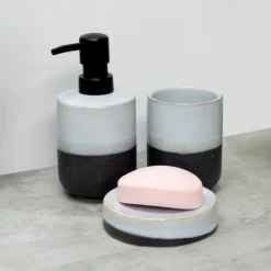 Outlet Set x3 accessoires sdb noir Accessoire Salle De Bain