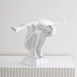 Best Statuette effet marbre Objet Décoratif