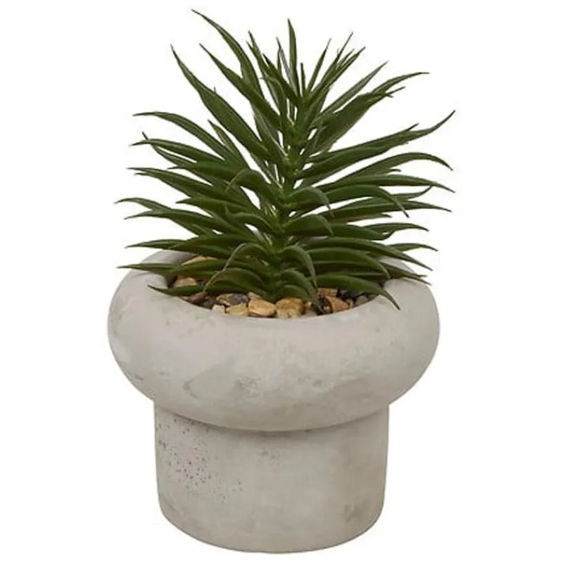 New Succulente pot beton Fleur, Plante Artificielle