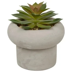 New Succulente pot beton Fleur, Plante Artificielle