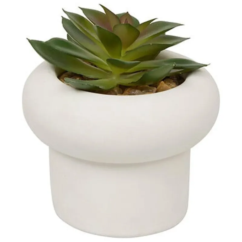 New Succulente pot beton Fleur, Plante Artificielle