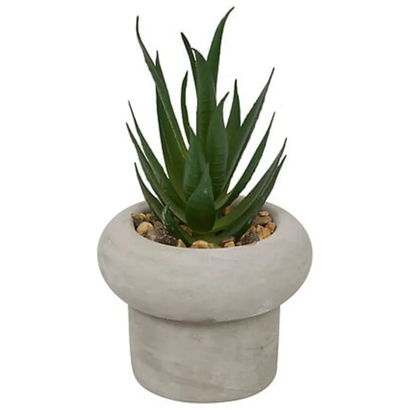 New Succulente pot beton Fleur, Plante Artificielle