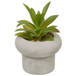 New Succulente pot beton Fleur, Plante Artificielle