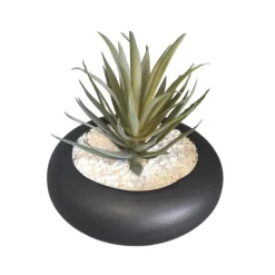 Succulente pot rond Fleur, Plante Artificielle