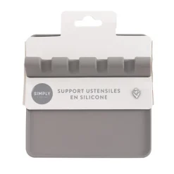 Hot Support ustensiles silicone noir Ustensiles, Accessoire De Cuisine