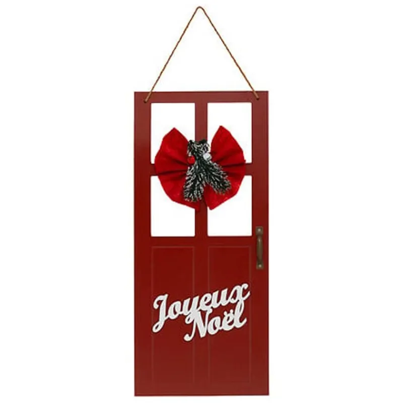 New Susp porte bois rouge h50 Décoration
