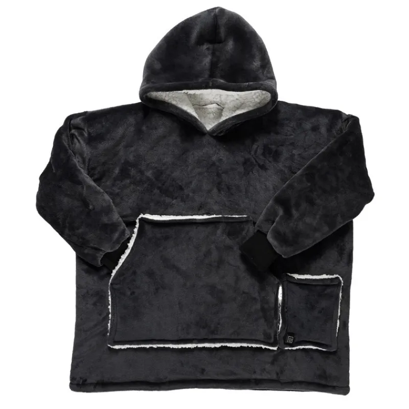 Online Sweat plaid chauffant gris Cocooning