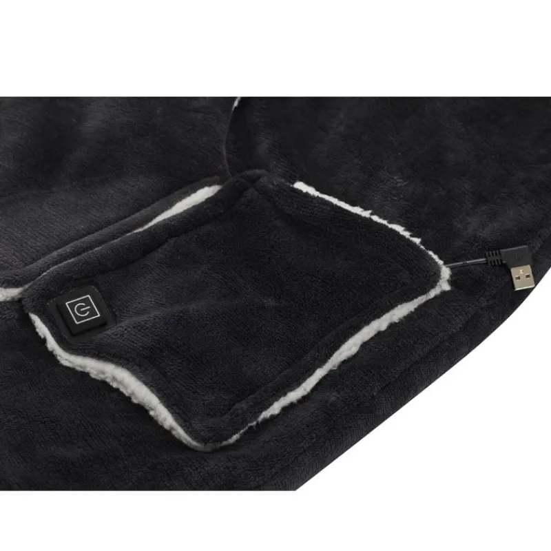 Online Sweat plaid chauffant gris Cocooning