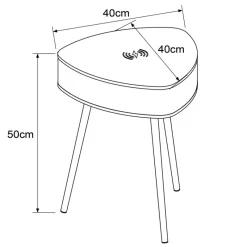 Online Table chargeur induction fonce Cuisine, Salle À Manger