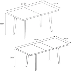 Best Table extensible 6/8 personnes Cuisine, Salle À Manger