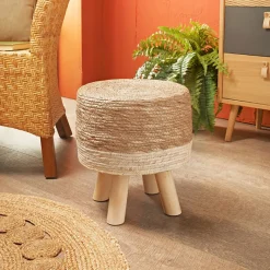 Best Tabouret effet paille Salon