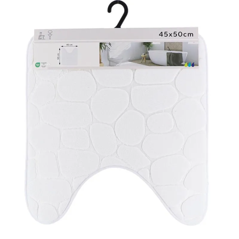 Clearance Tapis contour blanc Linge De Toilette, Plage·Tapis De Bain