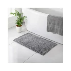 New Tapis de bain chenille 50x80cm g Linge De Toilette, Plage·Tapis De Bain