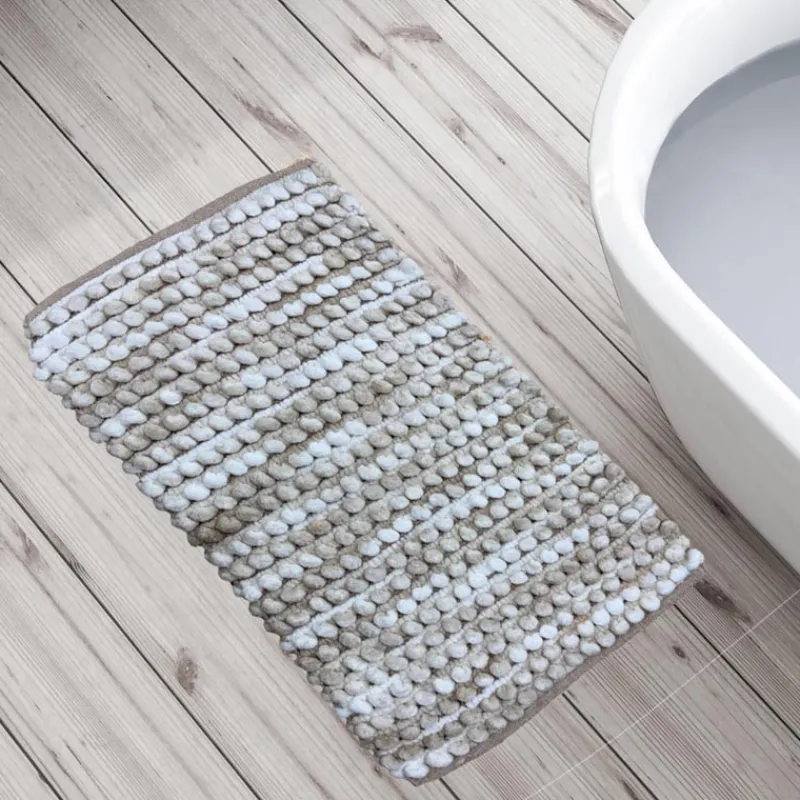 New Tapis de bain natte beige Linge De Toilette, Plage·Tapis De Bain