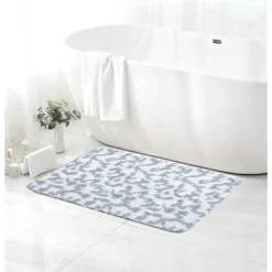 New Tapis de bain 40x60 ass beige Linge De Toilette, Plage·Tapis De Bain