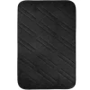 Hot Tapis de bain 50x80 gris geo Linge De Toilette, Plage·Tapis De Bain