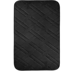 Hot Tapis de bain 50x80 gris geo Linge De Toilette, Plage·Tapis De Bain