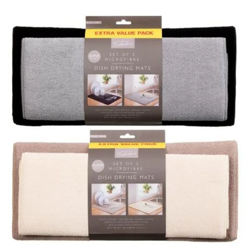Sale Tapis de sechage vaisselle x2 Ustensiles, Accessoire De Cuisine