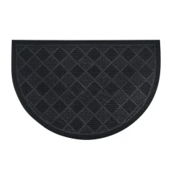 Tapis demi lune 40x60 damier Tapis