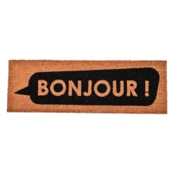 Hot Tapis imprime bonjour 25x75cm Tapis
