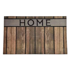 Sale Tapis imprime 45x75cm effet bois Tapis