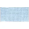 Outlet Tapis microfibre/coton bleu Accessoire Salle De Bain