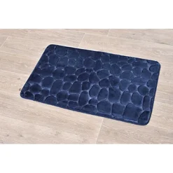 Sale Tapis 50x80cm bleu Linge De Toilette, Plage·Tapis De Bain