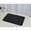 New Tapis 50x80cm noir Linge De Toilette, Plage·Tapis De Bain