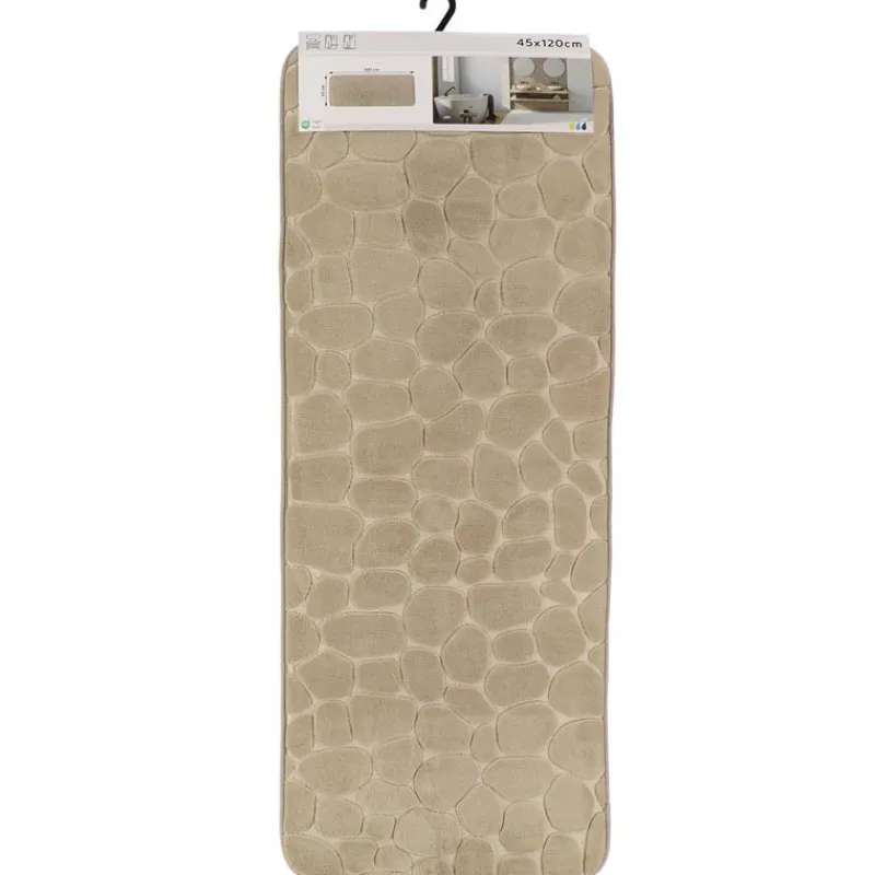 Best Tapis 45x120cm taupe Linge De Toilette, Plage·Tapis De Bain