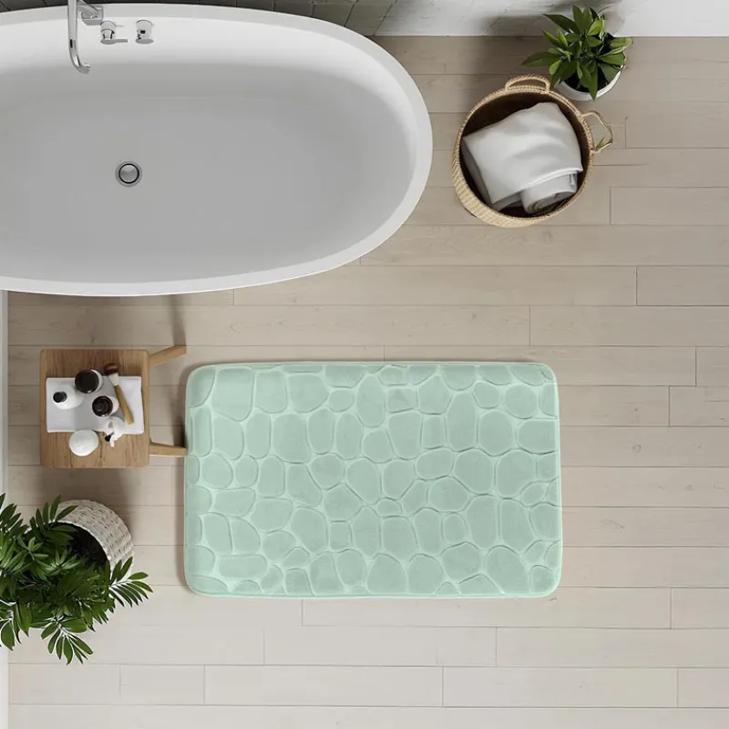 Clearance Tapis 50x80cm vert Linge De Toilette, Plage·Tapis De Bain