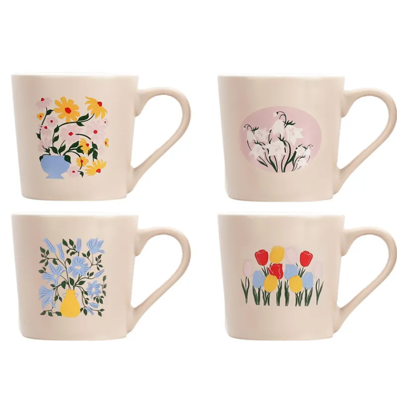 Sale Tasse avec imprime fleur Vaisselle, Art De La Table·Tasse, Mug, Bol