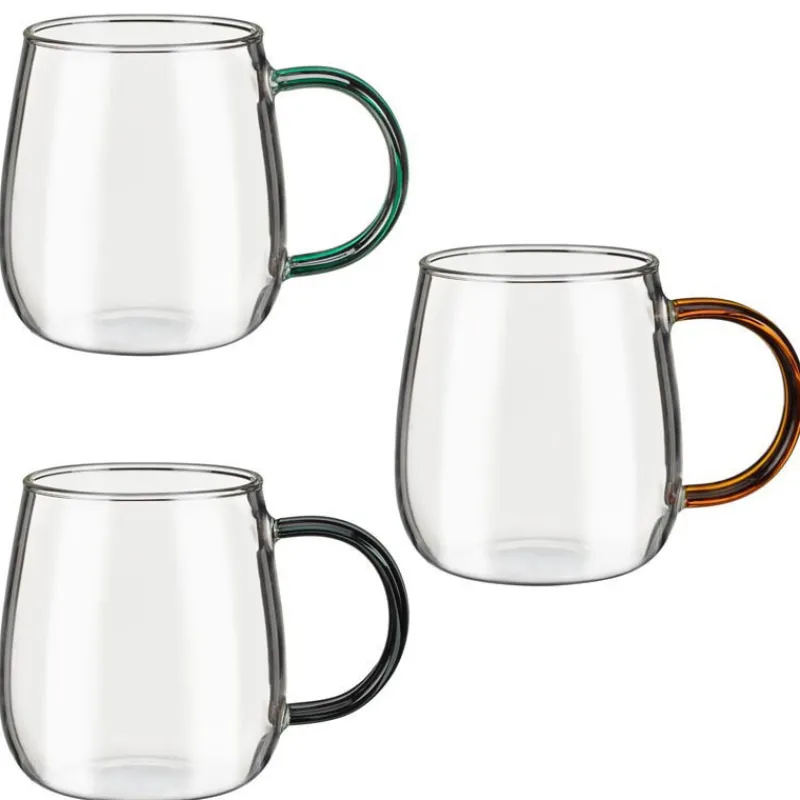 Clearance Tasse en verre anse coloree Vaisselle, Art De La Table·Tasse, Mug, Bol