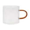 Hot Tasse en verre martele orange Vaisselle, Art De La Table·Tasse, Mug, Bol