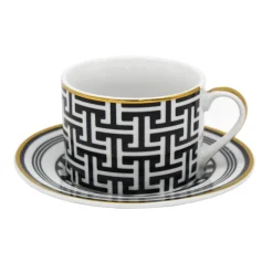Discount Tasse et coupelle noir & dore Vaisselle, Art De La Table·Tasse, Mug, Bol