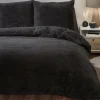 Outlet Teddy 240x220 anthracite Linge De Lit·Parure De Lit, Housse De Couette