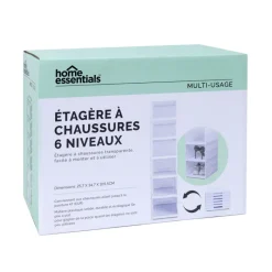 Discount Tour 6 paires de chaussures Rangement