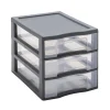 Tour a4 mm 3 tiroirs gris Rangement