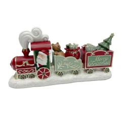 Sale Train du pere noel cadeaux Décoration