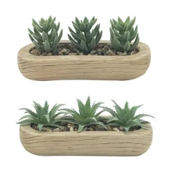 New Trio succulentes Fleur, Plante Artificielle